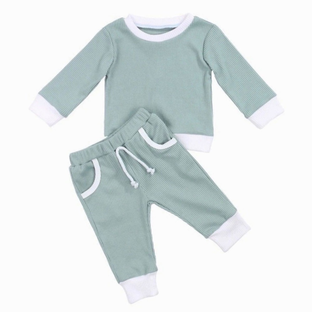 MINT | Ribbed baby toddler two-piece set